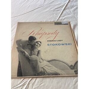 RCA Victor Rhapsody Stokowski Enesco Liszt Vinyl LP LM-1878 Red Seal Good 12in